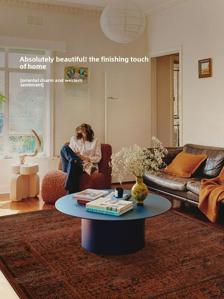 

Glue-free carpet Indian series retro medieval Persian pattern living room