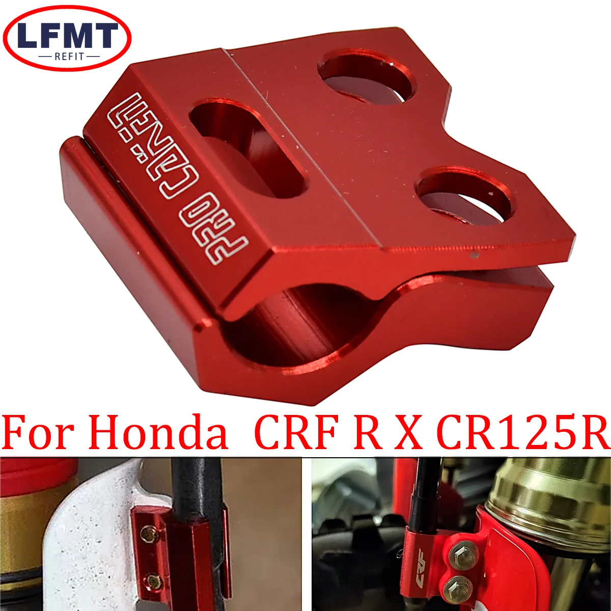 

Dirt bike front and rear tubing clips For Honda CRF R X CR125R CR250R CRF150R CRF250R CRF250X CRF450R CRF250RX