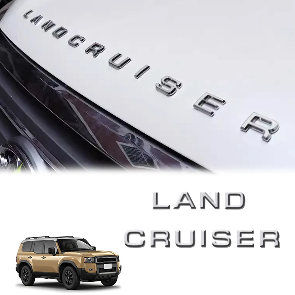 FOR New Land Cruiser 250 Rankle 250 TRJ250W GDJ250W 2024 Letter stickers Engine hood decorative stickers 3D letter stickers