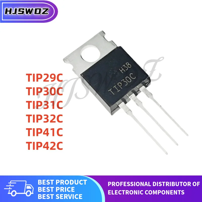 10PCS TIP29C TIP30C TIP41C TIP32C TIP42C TIP31C TO-220 Darlington transistor New and quality