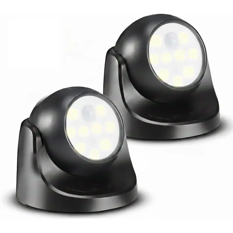 

Светодиодные охранные светильники с датчиком движения PIR, яркий светодиодный прожектор 150 люмен, беспроводные уличные светильники с датчиком движения-ABQU