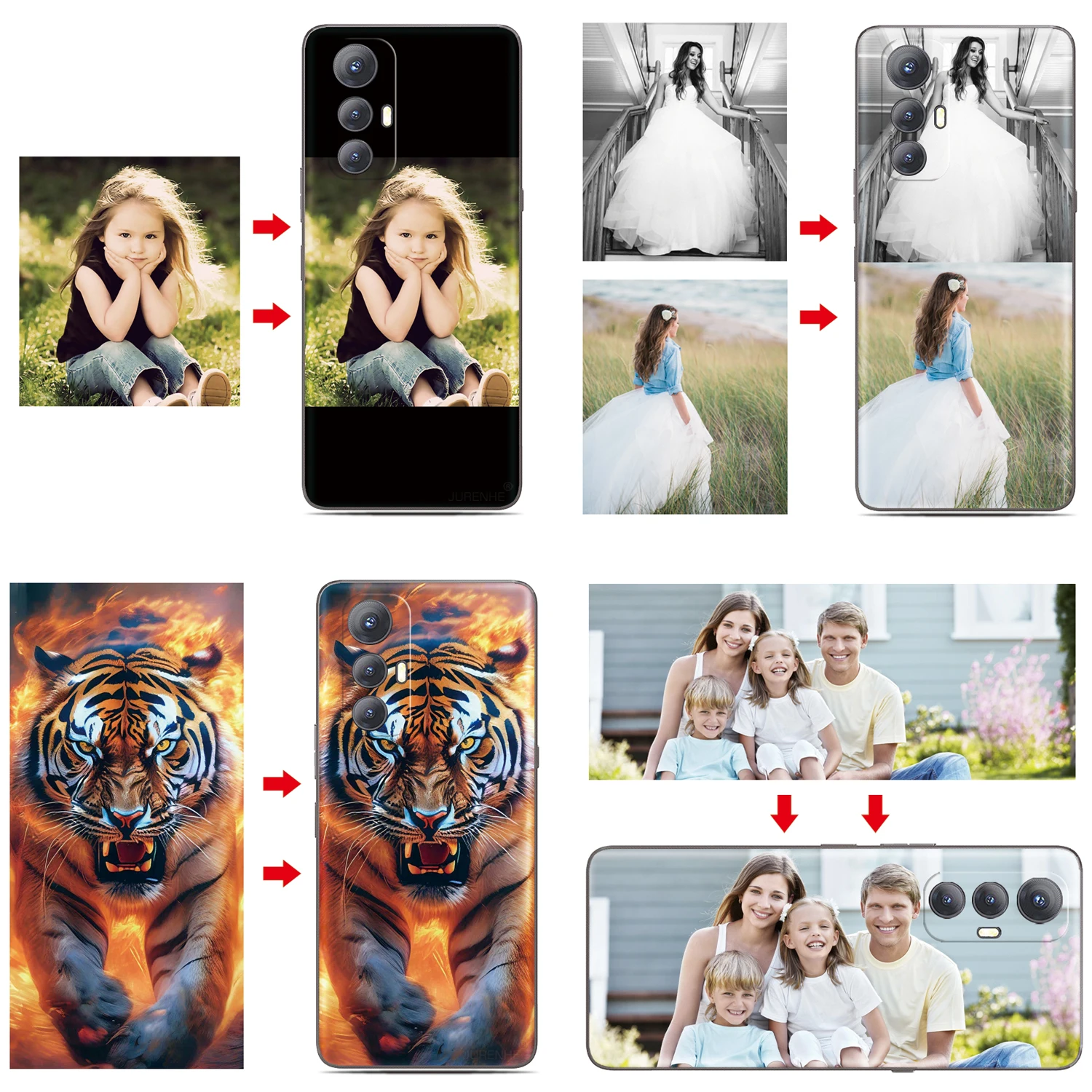 Чехол для телефона на заказ для Motorola Moto G86 G56 G22 G75 G15 G14 G05 G04 G85 5G G84 G54 Power G53 G24 Персонализированная задняя крышка с фото