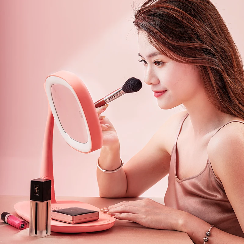 

Personalized Touch Sensor Light Emitting Diode Light Makeup Mirror Desktop Makeup Mirror with Switch