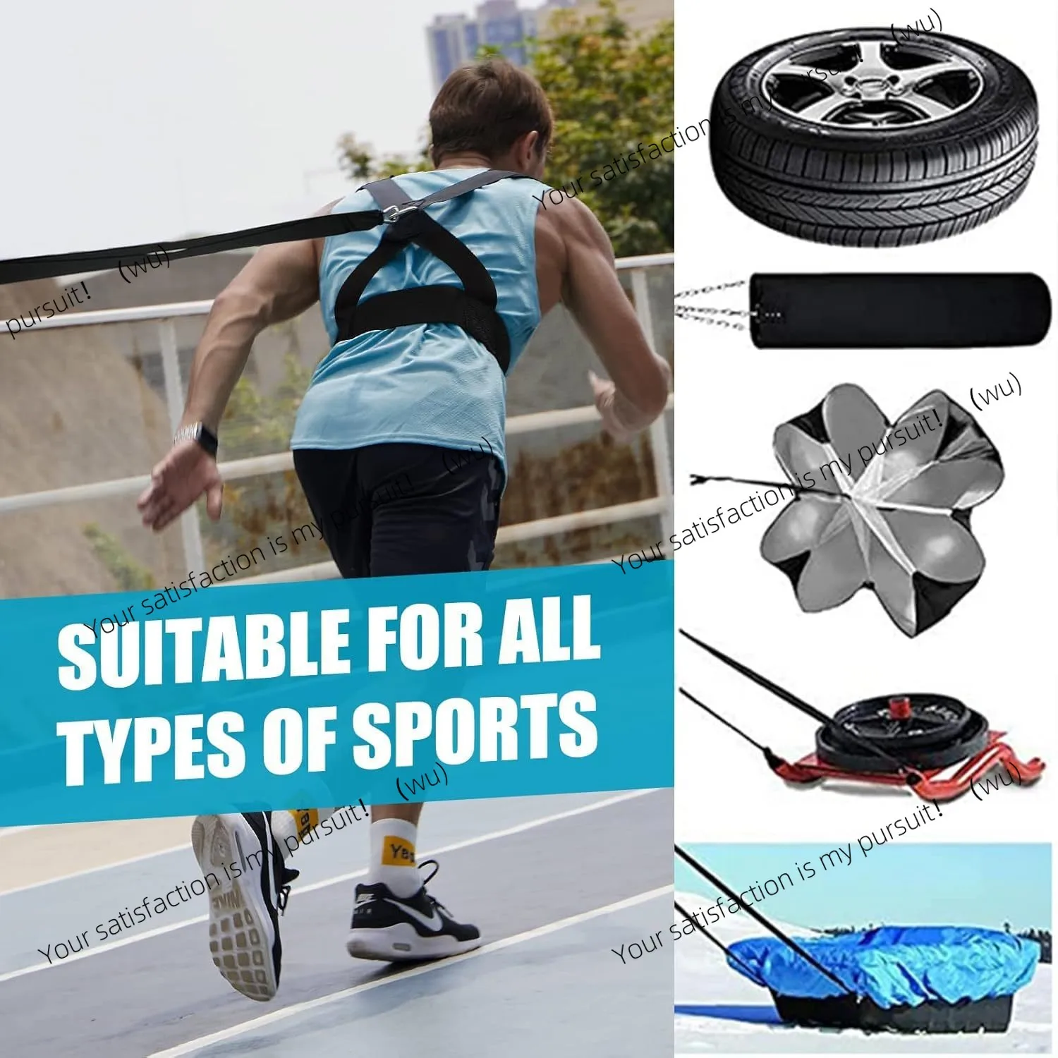 

Resistance sled strap resistance sled strap pull belt vest speed resistance training belt fitness