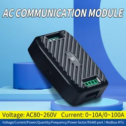 PZEM-016 220V AC Single Phase Electric Energy Meter Ammeter Voltmeter Volt Ampere Kwh Watt Frequency PF Monitor RS485 Modbus