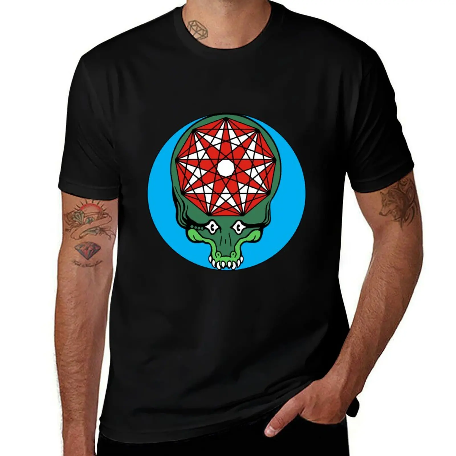 King Gizzard - GIZZHEAD STEALIE - T-shirt à manches courtes avec impression graphique, tous les profits sont destinés à une œuvre caritative