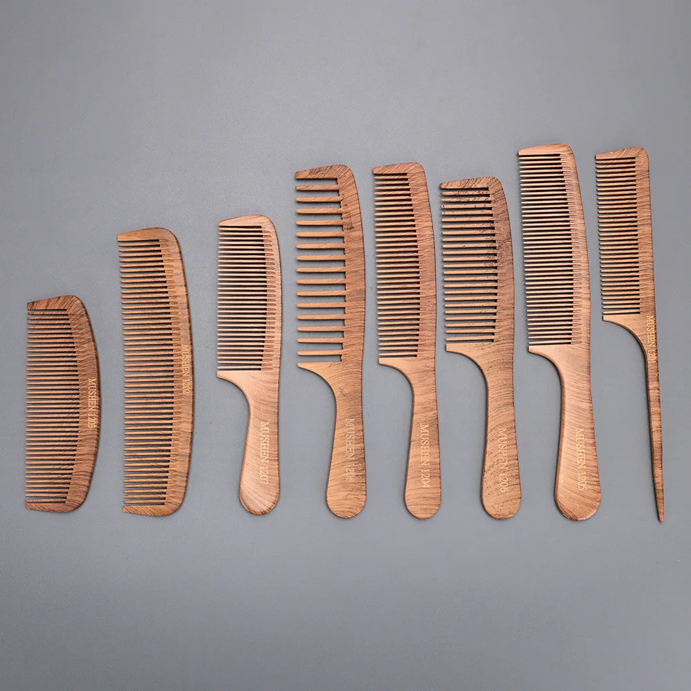 

Natural Pear Blossom Comb Smooth Comb Scalp Massage Anti Tangling Bamboo Wood Comb Anti Tangling Static Hair Brush Salon Tool