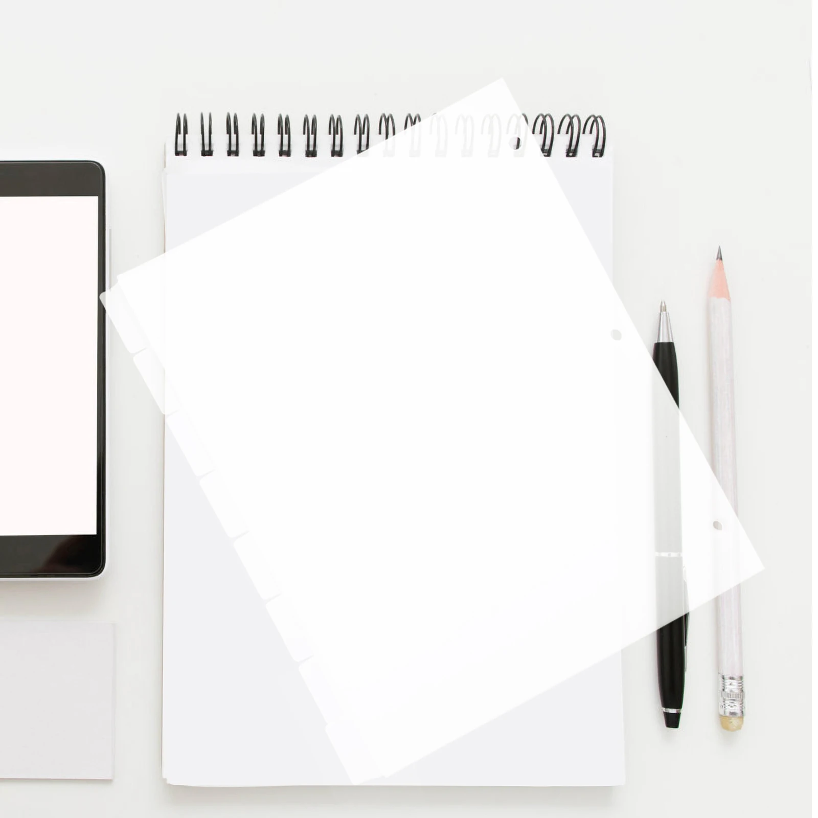 

1pcs Plastic Notebook Dividers Reusable Page Markers For Binders File Dividers Detachable Tabs Divider For Journals Reports