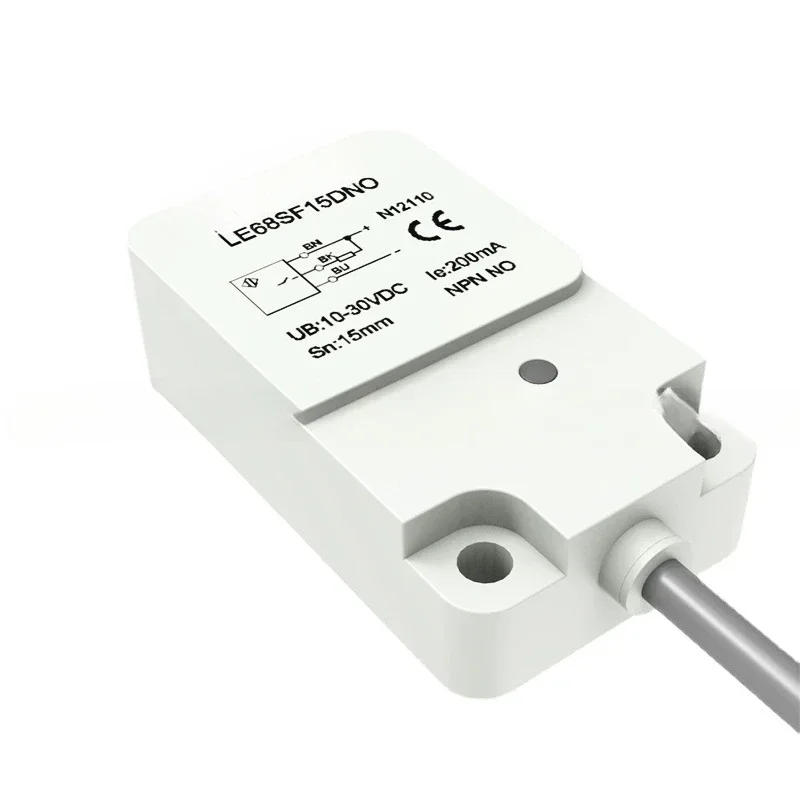 

Square Sensor LE68SN25DNO DC Three Wire NPN Normally Open 25mm Inductive Proximity Switch