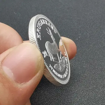 מטבע כסף חדש לא מגנטי משנת 2022/2020 קרוגרנד דרום אפריקה, ערב אפריקה, 1OZ, פול קרוגר, ערך אסימון, מטבעות אספנות 10 best sales מטבע של 1 אונקיה - №3