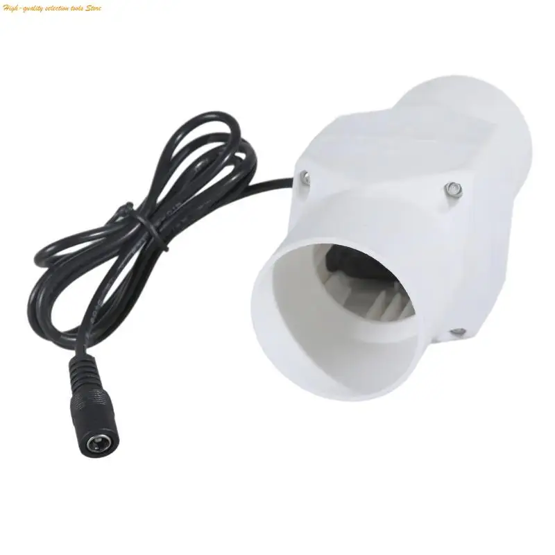 

203F In Line Air Blower 12V Ventilation Blower Air Vent In Line Marine Bilge Strong Engine Ventilation Fan Bilge Air Blower