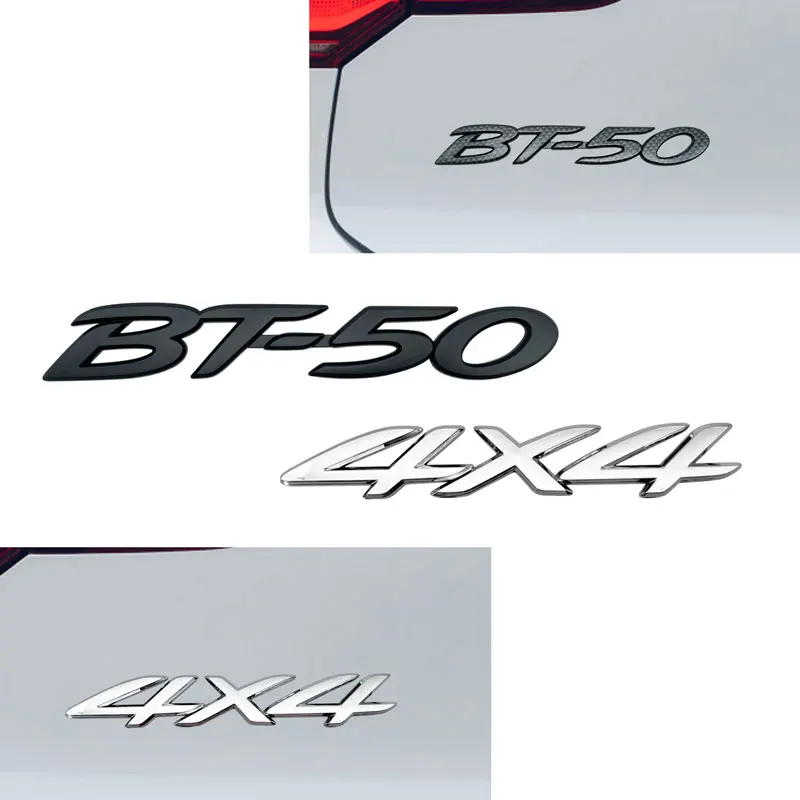 3D ABS plastica auto posteriore coda tronco distintivo adesivo per Mazda BT50 BT-50 4x4 Logo emblema portellone targhetta adesivo Decor