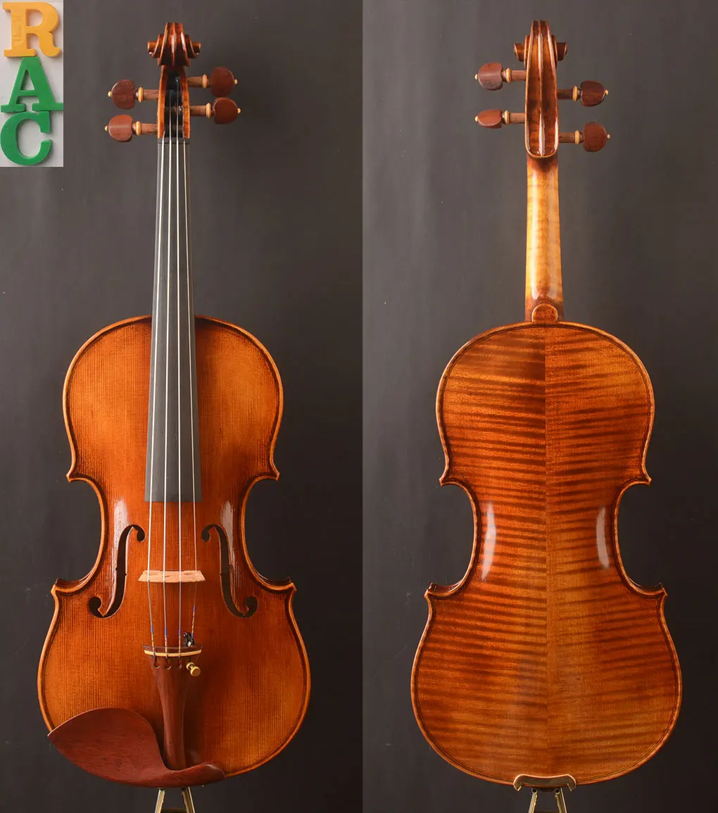 Master Piece!Full size  Violins for professional play or Soloists, Strad model！ free case and bow