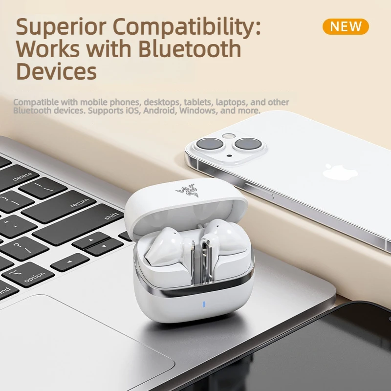 Razer Wireless Headphone For Sony Apple A80 Earphone TWS Bluetooth