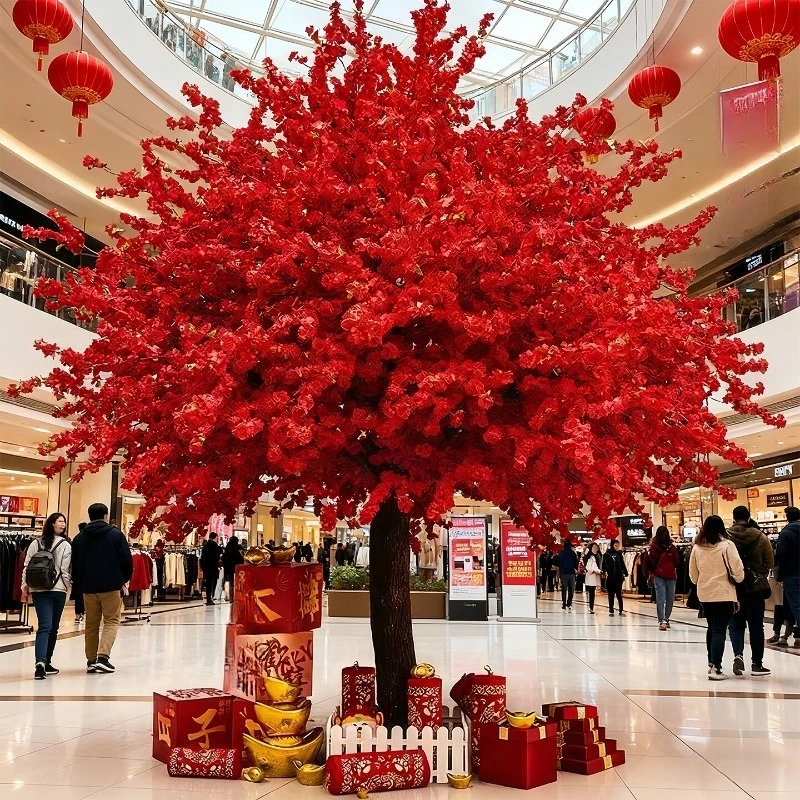 

blessing red envelope wedding interior landscaping, 2 meters high × 1.5 meters wide (single tree)
