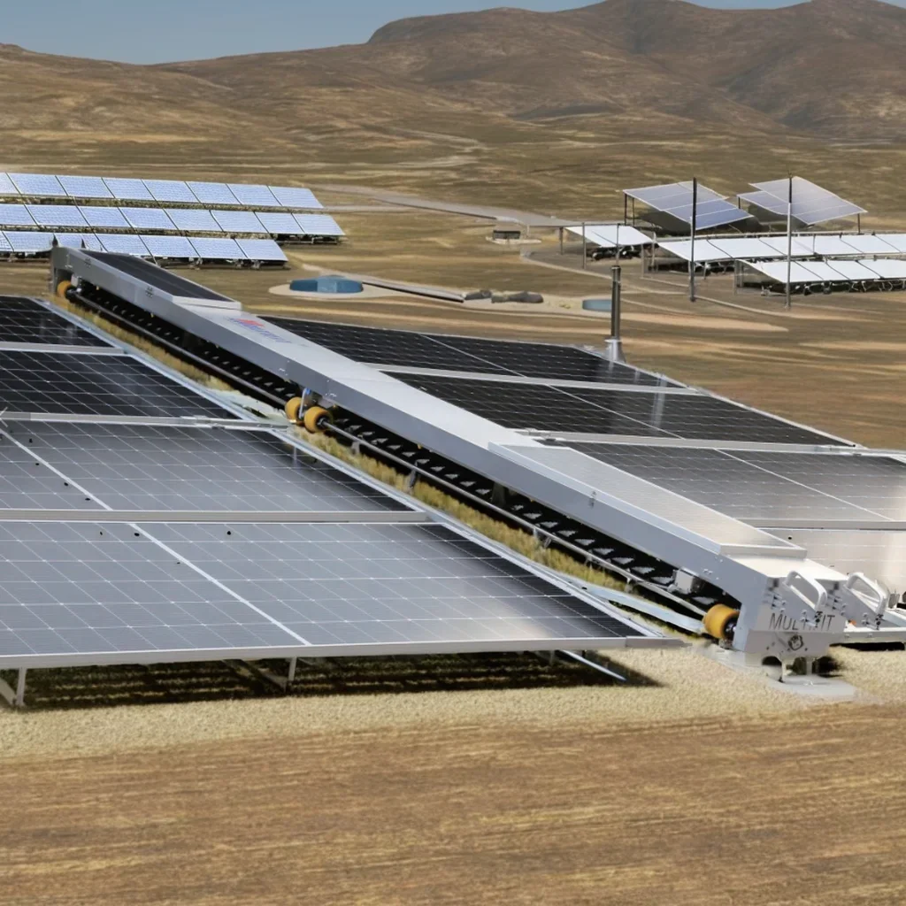 Fully Automatic Photovoltaic Power Robot Cleaner Solar Panels Wet Dry Dual-purpose Photovoltaic Panel Cleaning Machine