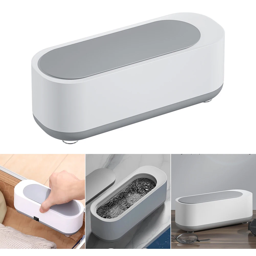 2023 vibratore per pulizia ad ultrasuoni 45000Hz detergente per lavaggio a vibrazione ad alta frequenza lavaggio gioielli occhiali orologio lavaggio piccolo anello