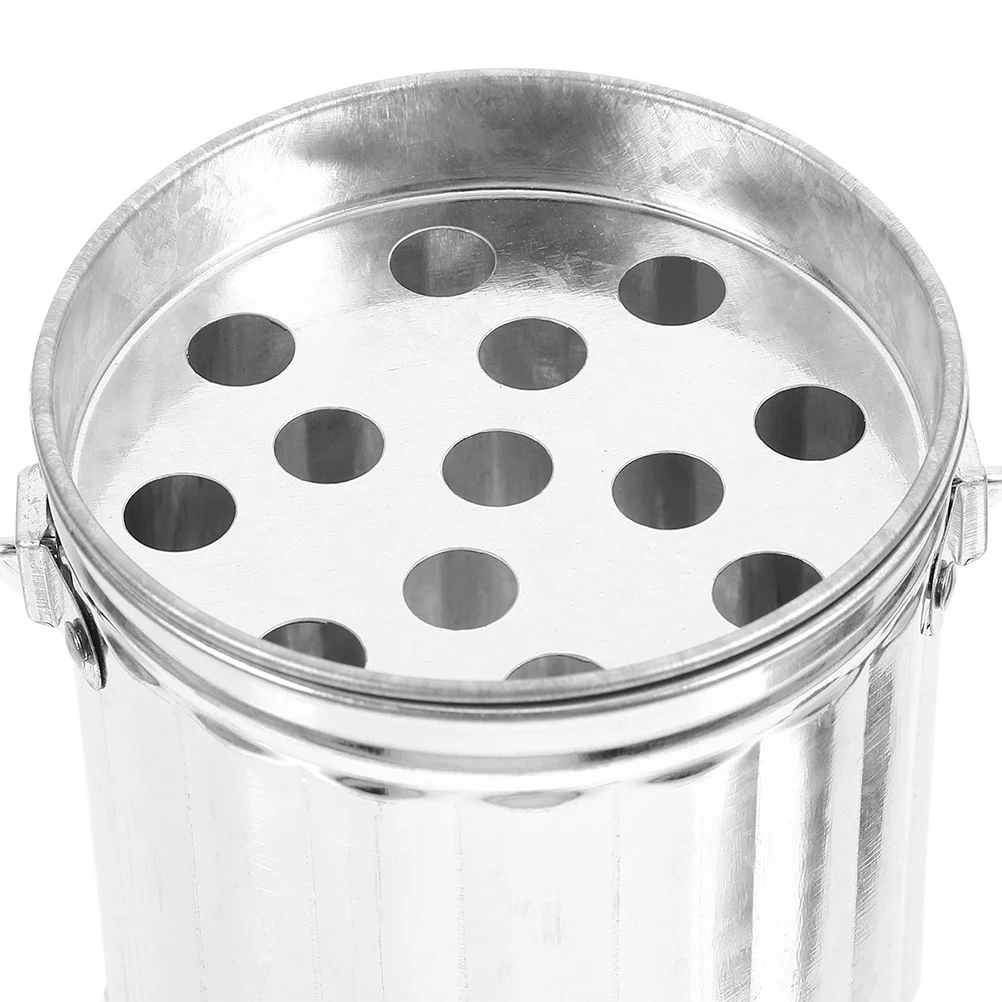 

2Pcs Mini Metal Trash Can with Lid Handle Desktop Waste Bin Office Kitchen Bathroom Desk Trash Can Pen Holder Waste Bin