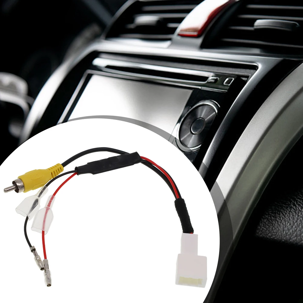 4 Pin Car Reverse Camera Retention Wiring Harness Cable Adapter For Toyota Reverse Camera Video Wire Cable Adapter