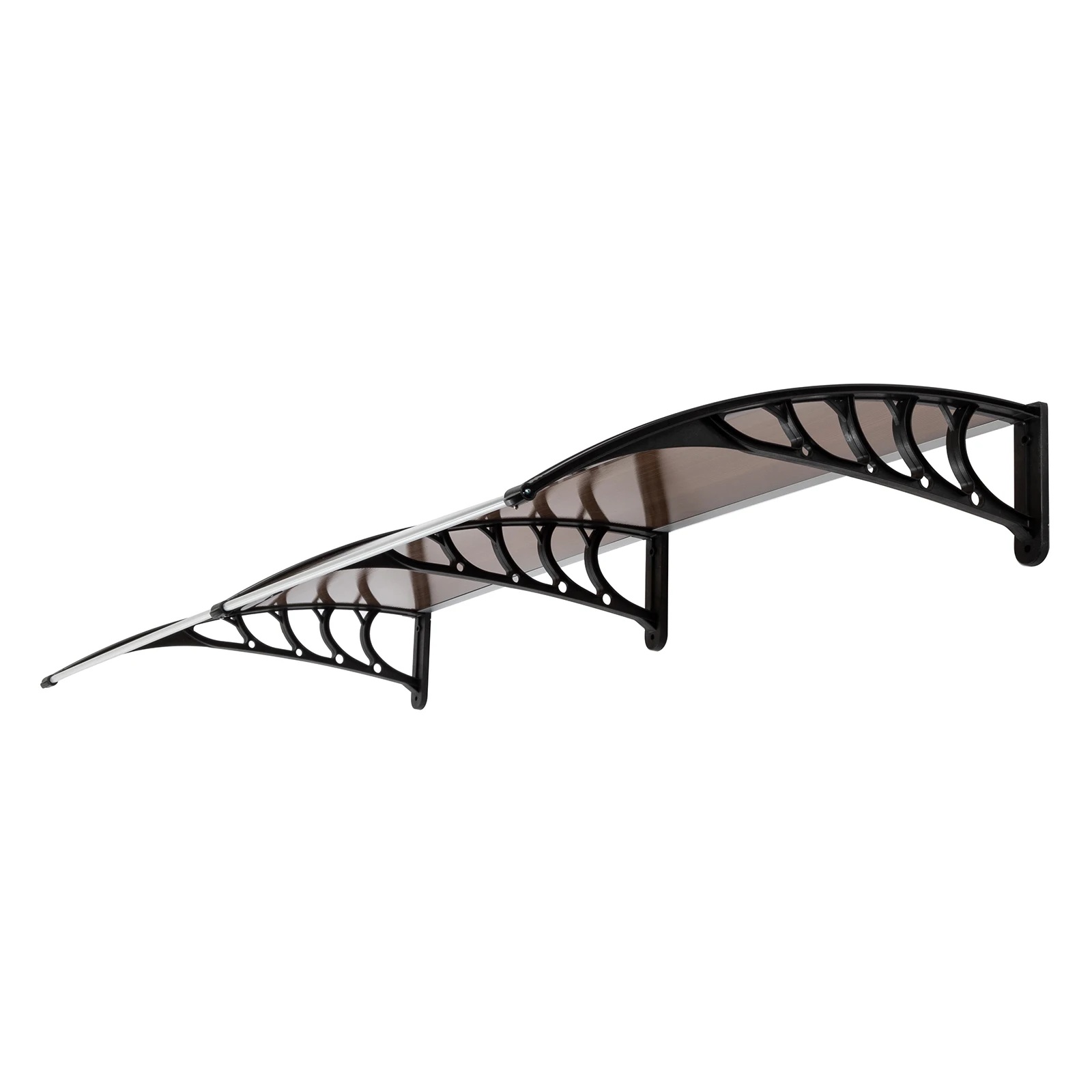 

Защитный козырек от дождя для дверей и окон, 80*38 дюймов, коричневый, с черным креплением (аналог 82632470)