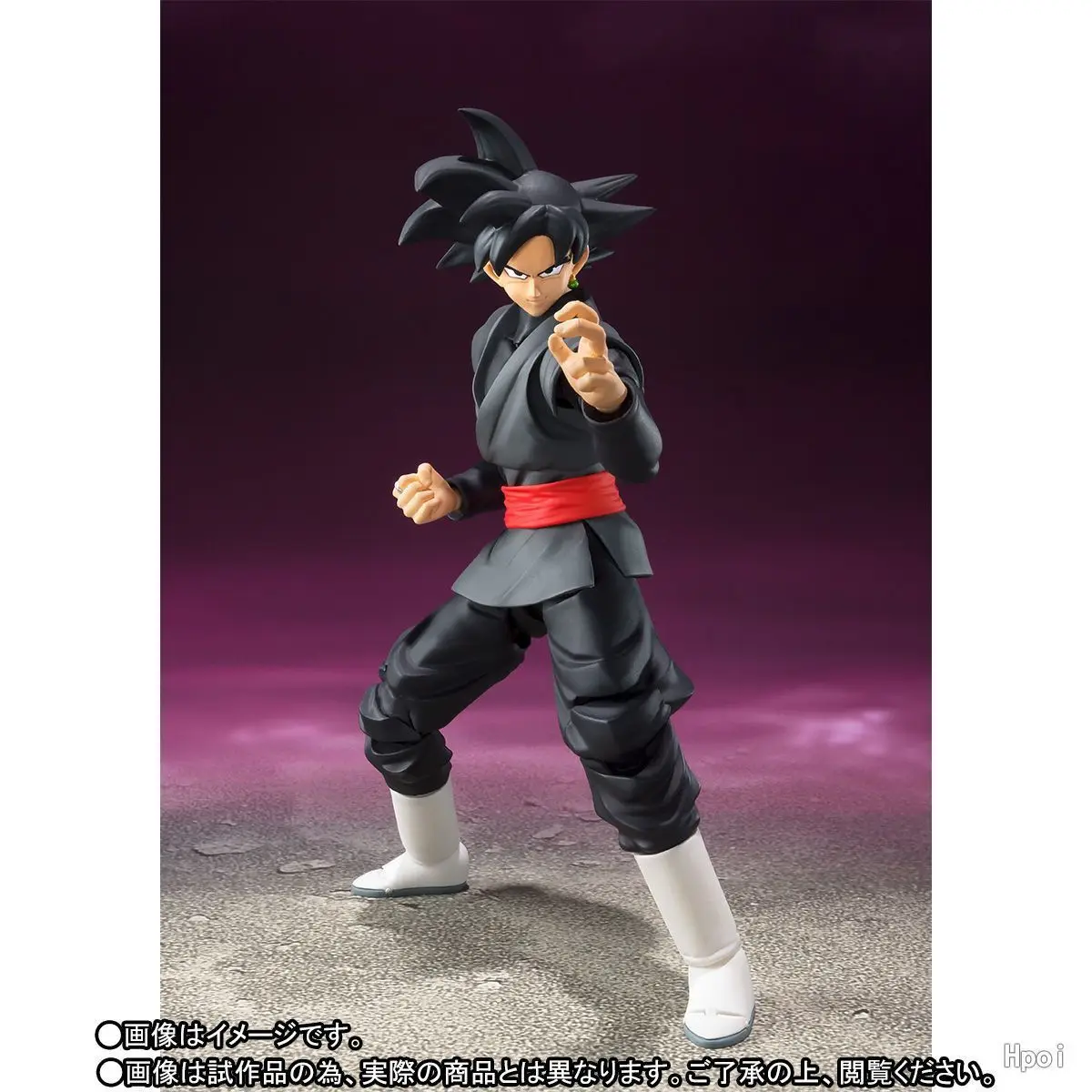 14CM Dragon Ball SHF Son Goku Black Clothes Super Saiyan Anime Handmade Action Figures Desktop Case Decoration Ornament Gift