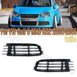 Car Front Bumper Fog Light Grille Fog Lamp Cover Frame For VW Golf 5 MK5 R32 2005 2006 2007 2008 2009 Car Accessories Body Parts