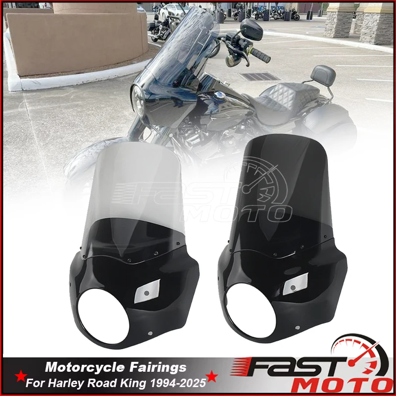 

Обтекатель фар мотоцикла для Harley Touring FLHR Road King Special FLHRXS 15 "обтекатели лобового стекла, крышка ветрового стекла 1994-25