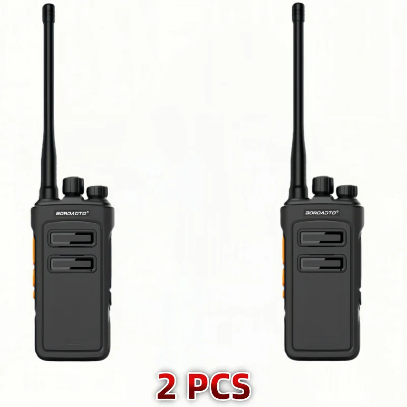 MOTOWEISU Draagbare tweeweg lange afstand krachtige walkie-talkie UHF 400-470 Mhz VOX Helder geluid Upgrade tweewegradio voor buiten