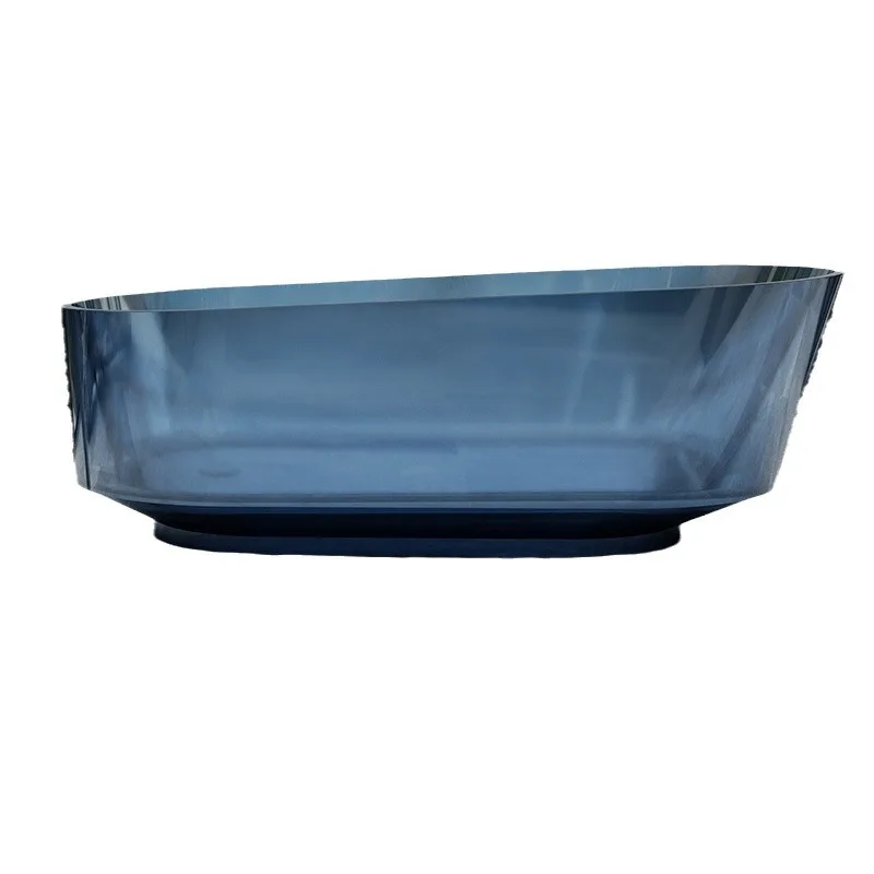 

Color transparent resin bathtub hotel homestay home Internet celebrity personality crystal glass independent bathtub