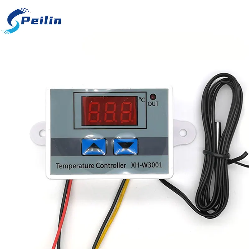XH-W3001 цифровой светодиодный регулятор температуры, термостат, переключатель, зонд, термометр, датчик термостата 12 В/24 В/110 В/220 В