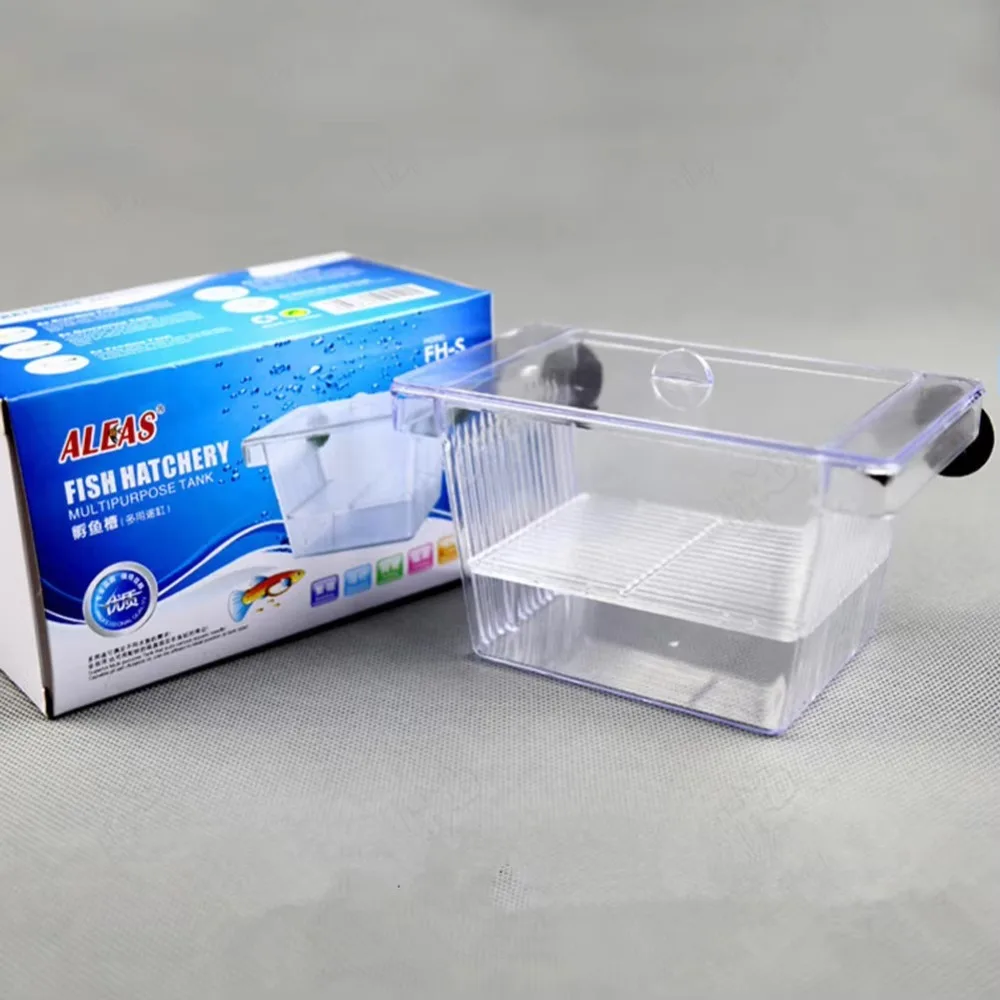 Creative Acrylic Fish Tank Breeding Aquarium Incubator Breeder Isolation Box Grow Seedling Reproduction Holder Fish Fry Aquarium