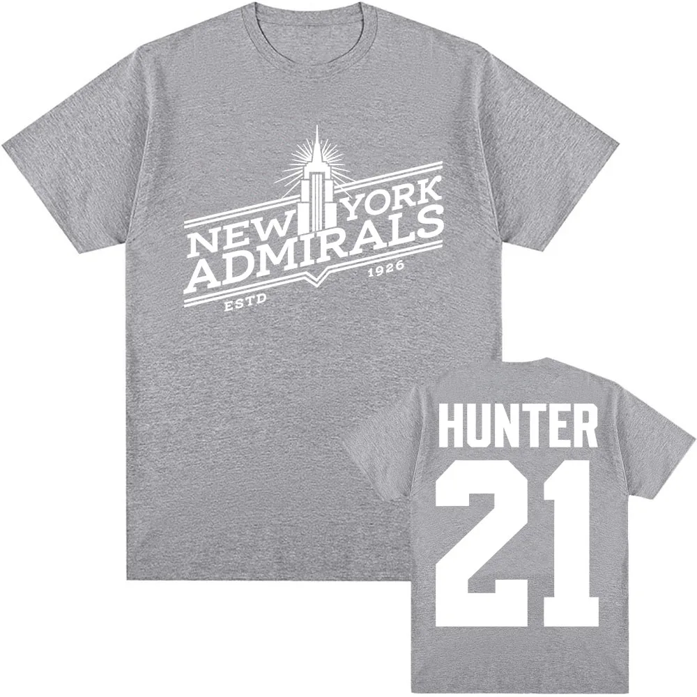 Scott Hunter 21 New York Admirals Tee Heated Rivalry TV T-shirt Cotton Men Women Loose Fashion Tshirts O-neck Graphic Print Tops