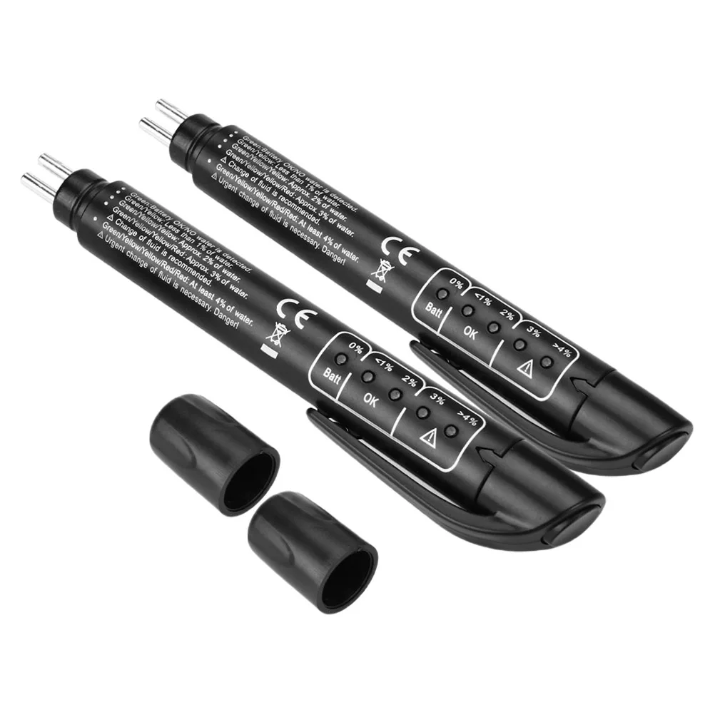 

2pcs Fluid Tester Pen Car Oil Testing Tool High Precision Sensor Portable Brake Fluid Liquid System Testing