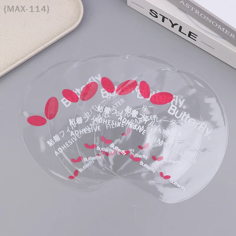 

{MAX-114} 10/20/30 Pcs Table Tennis Protective Film, Sticky Transparent Maintenance Cover For Ping Pong Bat Rubber