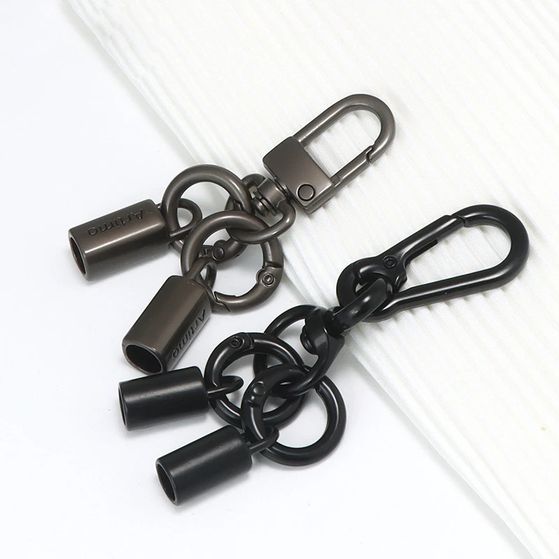5PCS Mountaineering Buckle Spring Ring Hanging Bell Alloy Openable Keyring Strap Parts Pendant Buckle Snap Clasp image 4