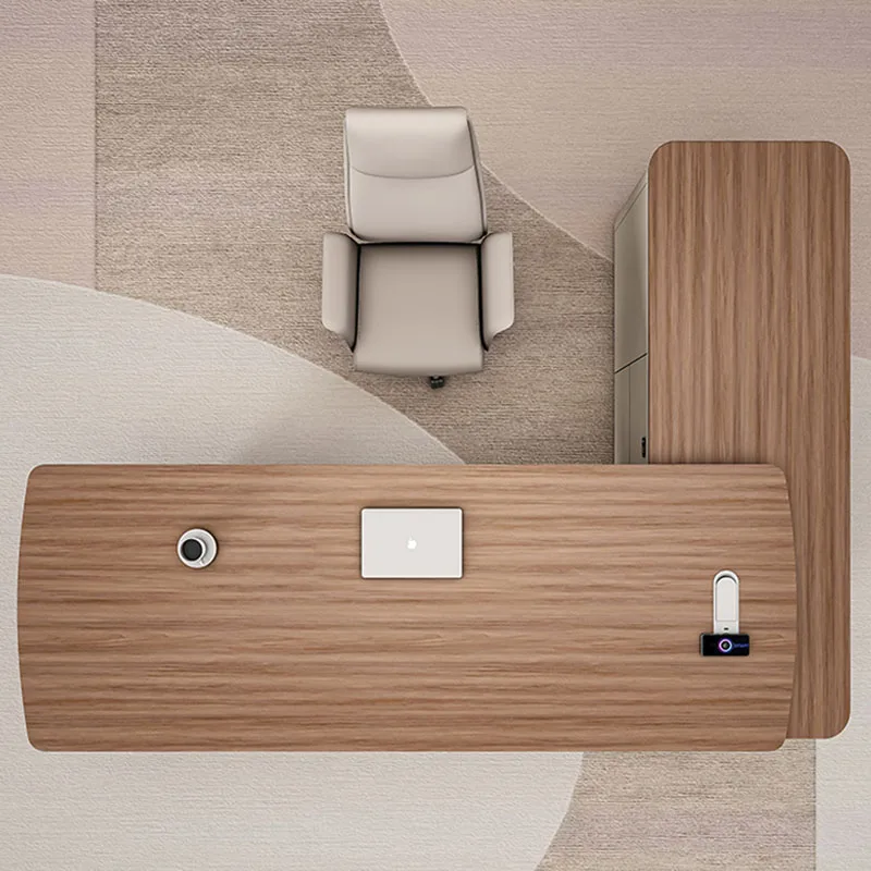 Établi de Bureau Moderne, Rangement, Écriture, Réception, Meubles de Luxe