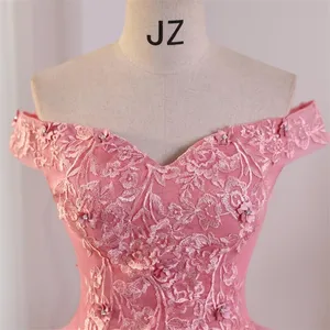 Ashley Gloria Rosa Quinceanera süße Kleider Blume Flusskleid Spitzen Ballkleid Echtes Foto Prom Kleid Boho Kleider 10 Hauptverkaufskleider - №2