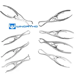 AO Small Curved Serrated Reduction Foeceps Veterinary Instrument equipments animal orthopedic surgical tplo vet tool pet