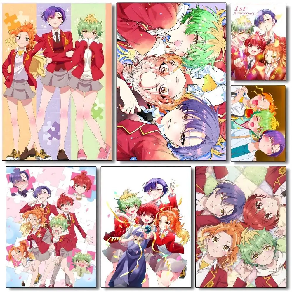 Anime Dealing With The Mikadono Sisters Is A Breeze Manga Poster Sticker Print Waterproof Wall Art For Living Room Home Decor