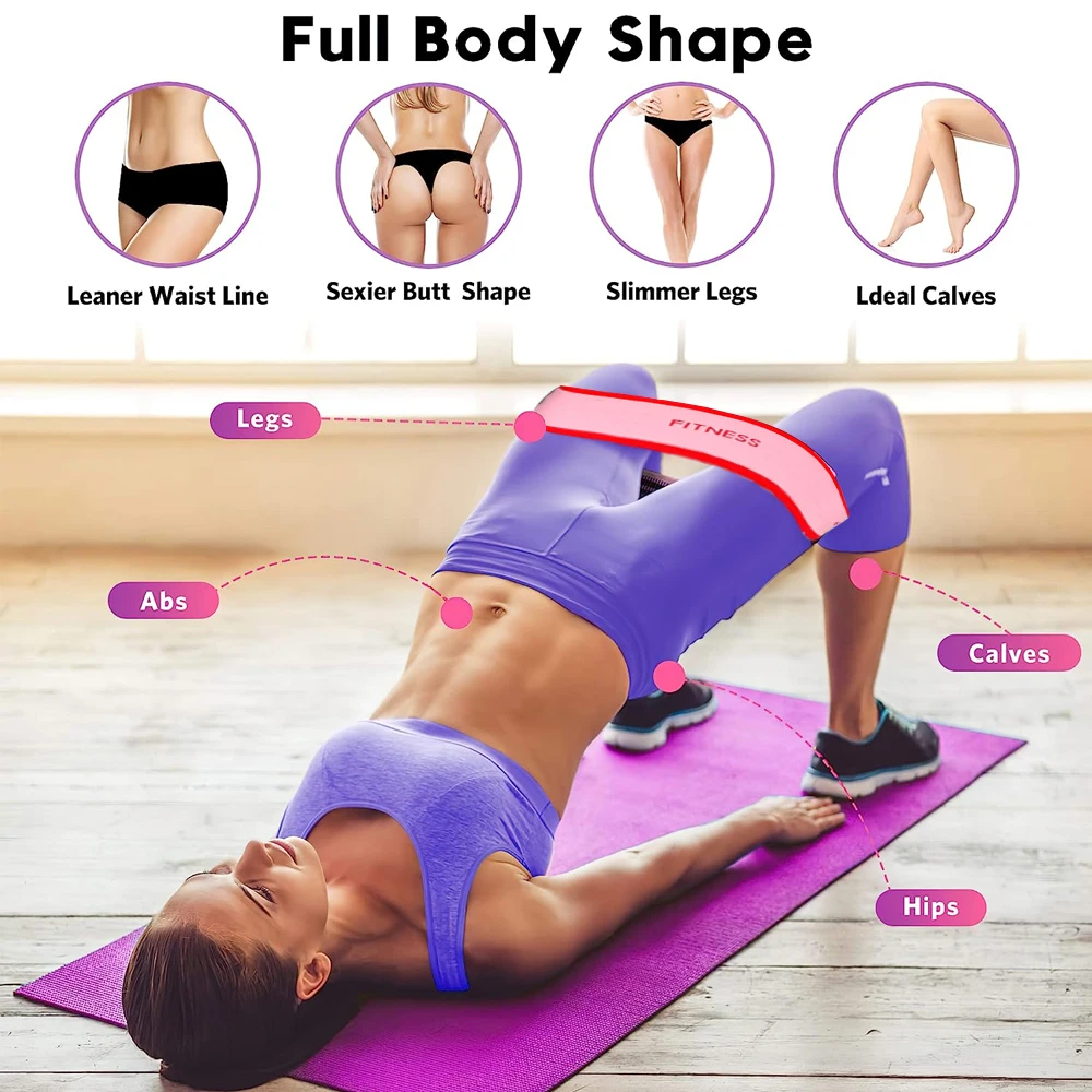 1 pçs faixas elásticas faixas de resistência de fitness yoga pilates hip círculo expansor bandas ginásio treinamento em casa esportes equipamentos treino