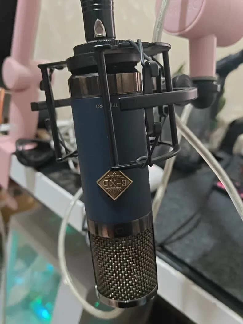 

Exd Tf11pro Large diaphragm condenser microphone, network karaoke live streaming recording, computer sound card microphone