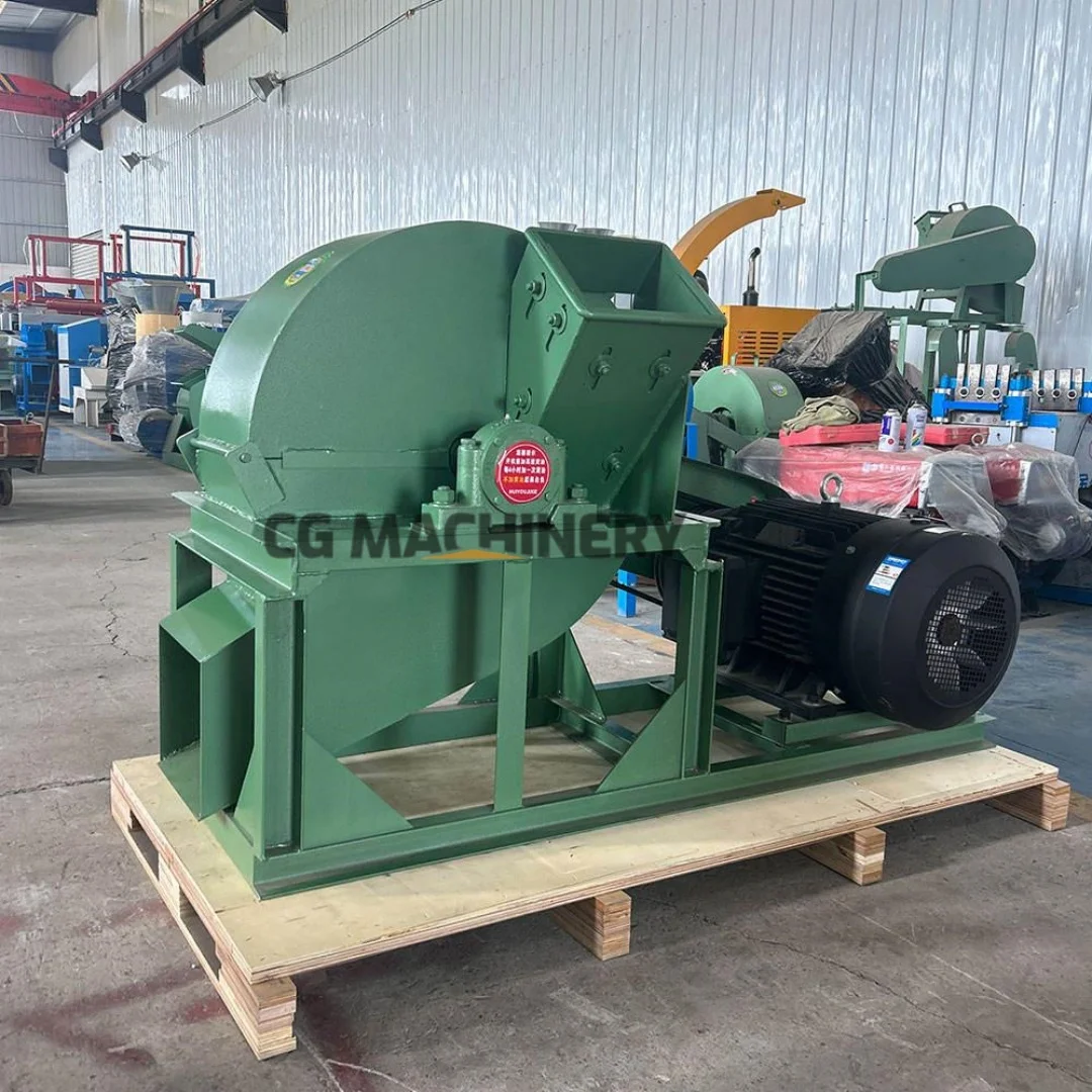 Frantoio per segatura della macchina per la produzione di trucioli di legno ad alta efficienza per una frantoio per legno efficiente mulino a martelli per legno mulino per legno con frantumazione del legno