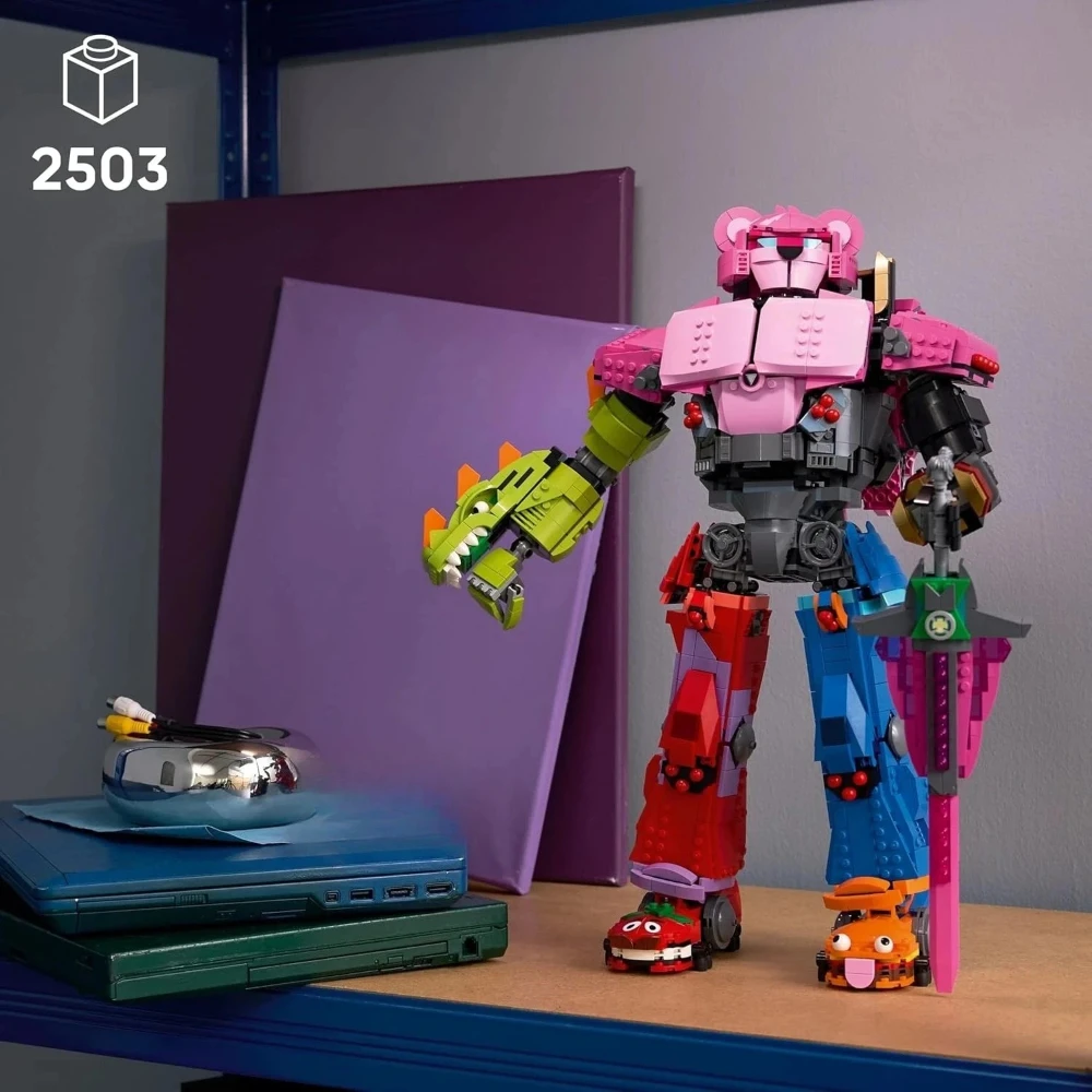 مجموعات مكعبات بناء صغيرة من Mecha Team Leader متوافقة مع جزيئات Lego مناسبة لهدايا عيد الميلاد 77078
