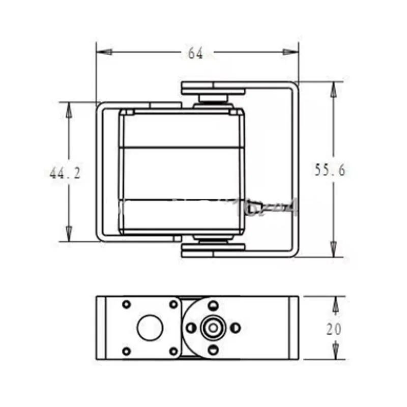 1szt Oryginalny fabryczny serwomechanizm robota Rds3115mg Metal Gear Android Servo Motor Cyfrowe serwo do robota Diy Doskonałe serwo