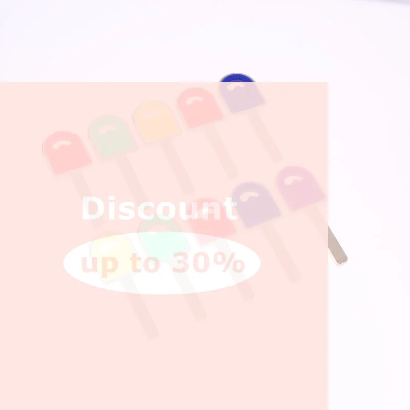 [10pcs/lot Colored Key Blank Sccessories For Shed/Chain/Gate/Garage Key Making Mold]