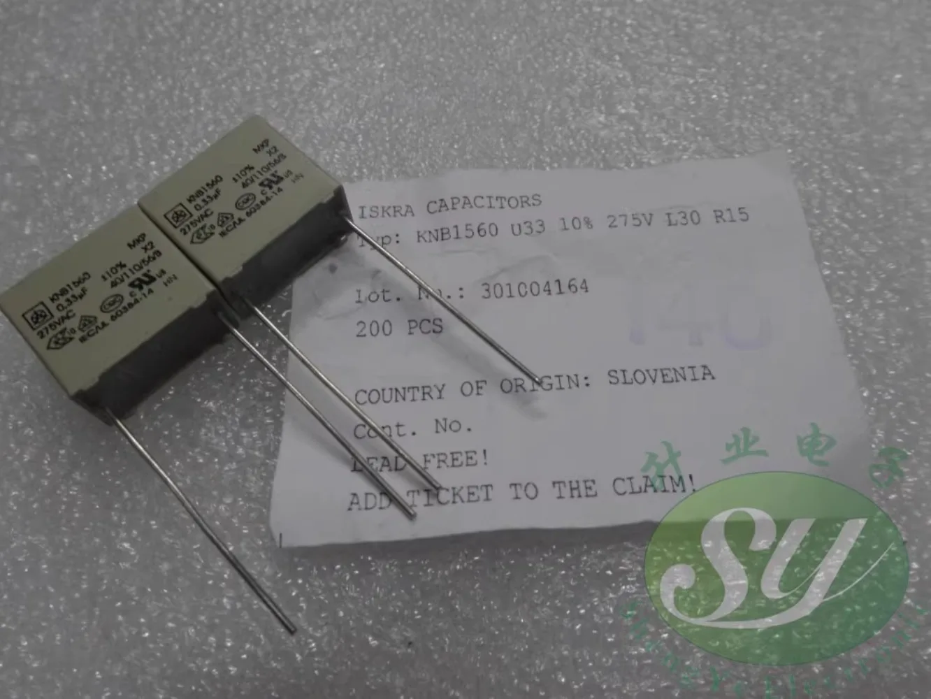 

10PCS ISKRA KNB1560 MKP 0.33uf/275vAC 330nf u33 334 New film capacitor