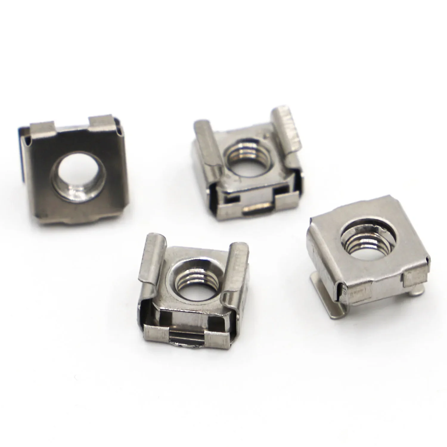 304 Edelstahl Quartett-Schwebemuttern M4 M5 M6 M8 M10 Kassetten-Elastikgehäuse-Klemmmuttern – Detail 3