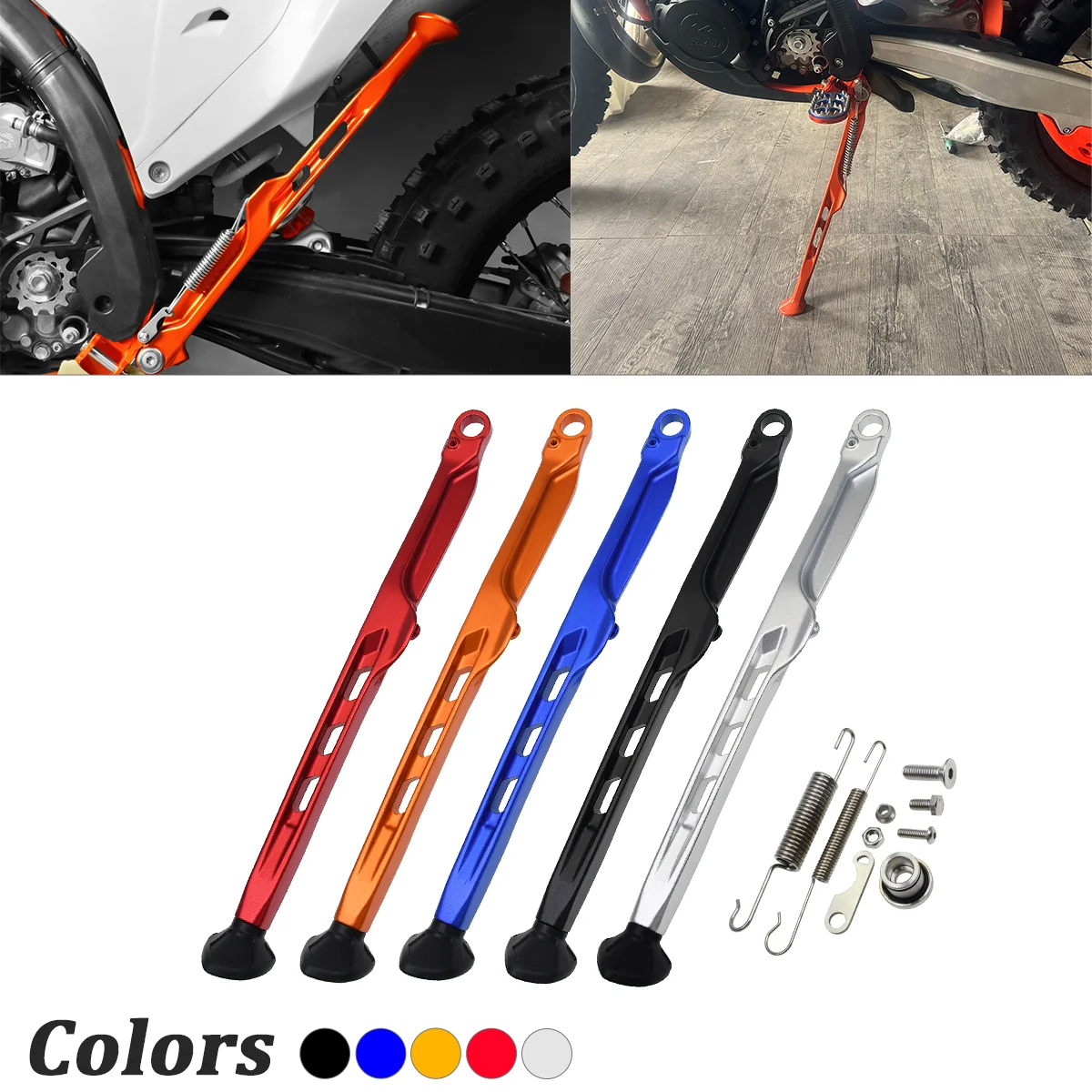 

2024 Motorcycle Accessories Foot Side Kick Stand For KTM 125-450 XC/XCF 2024 150-500 EXC EXCF/XCW/XCF-W/XCW-F Dirt bike ﻿