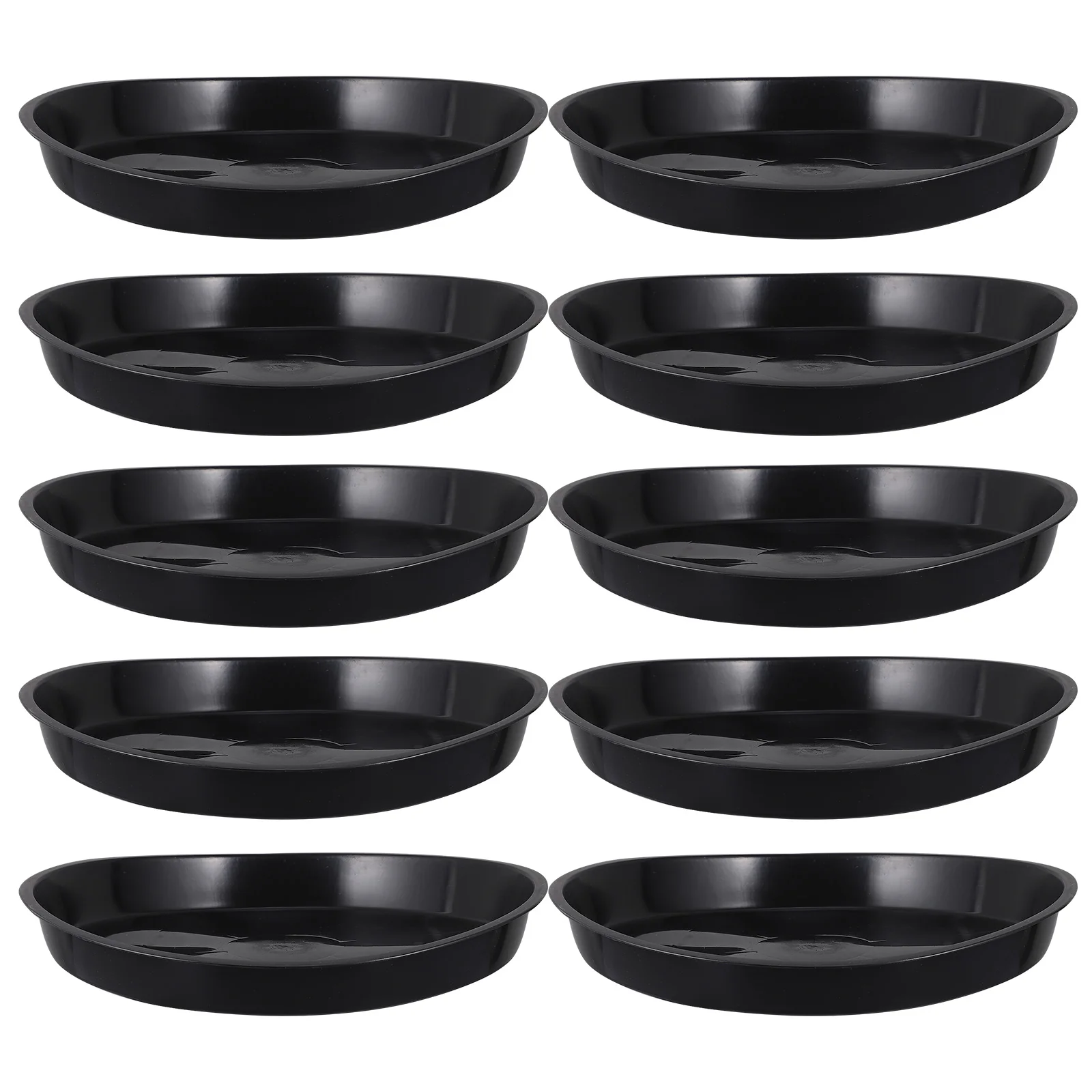 

10 Pcs Flower Pot Holder Bonsai Trays Flowerpot Bottom Pads Pots Base Platter Planter Plastic Raw Material