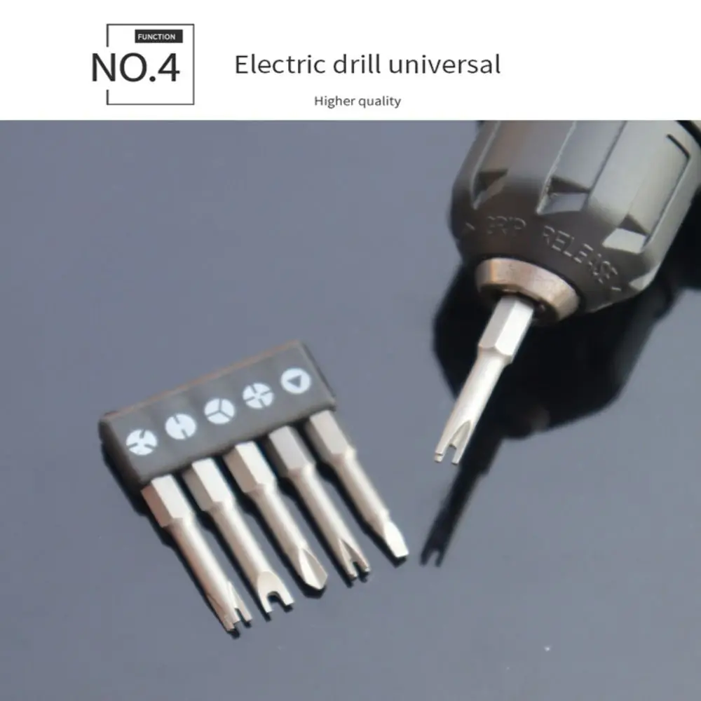 Special-shaped Screwdriver U-shaped Y-Type Screwdriver Bits Three Points Triangle Double-Head Wrench Electric Drill Accessories
